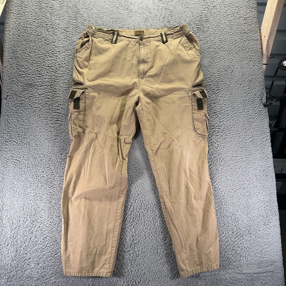 Boulder Creek Pant Men's 40x32 Brown Cargo Straight Ripstop Utility Workwear